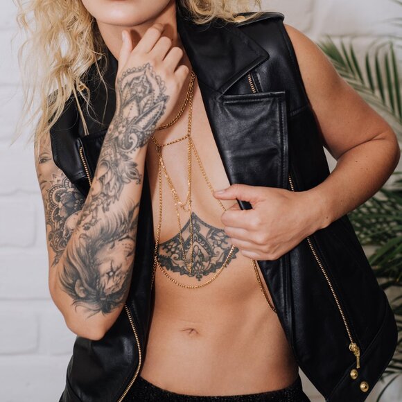 Maison Revolt – Genuine Calf Leather Vest (Sample Piece) – Size S - Picture 2 of 14